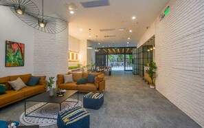 Sala de estar en el lobby