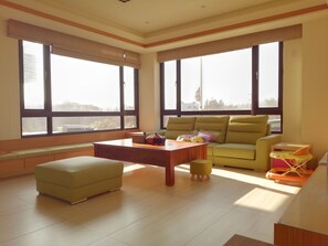 Sala de estar en el lobby