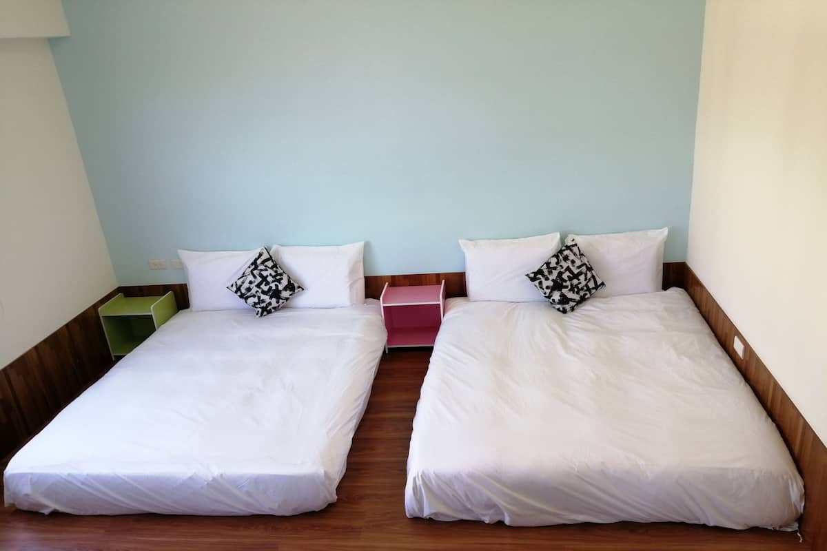 Quadruple Room, 2 Double Beds | Desk, blackout drapes, free WiFi, bed sheets