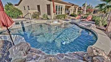 Indoor pool, outdoor pool