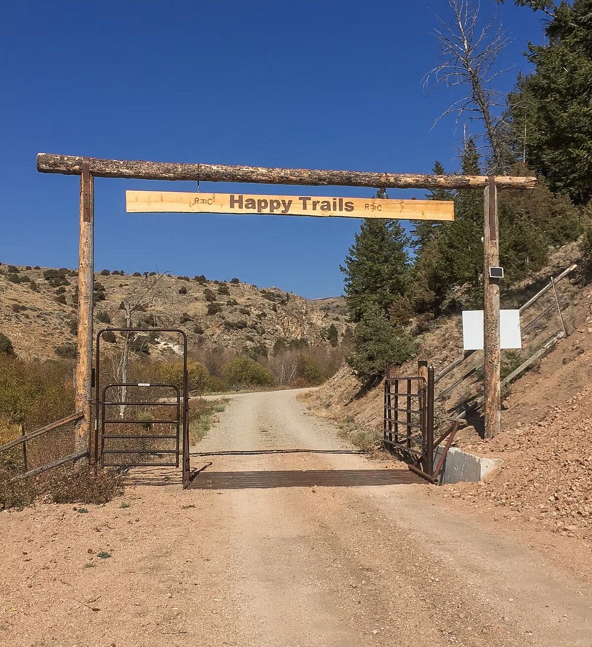 Ranch in private canyon close to the Colorado River surrounded by BLM lands 