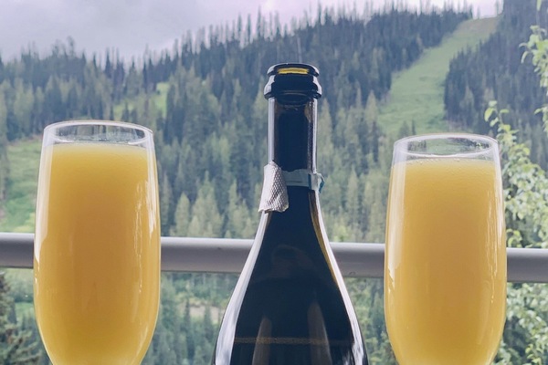 Mimosa’s on the deck