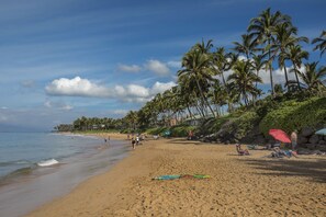 Sun loungers, beach towels
