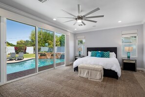 5 bedrooms, iron/ironing board, travel cot, WiFi