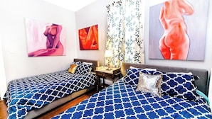 Iron/ironing board, free WiFi, bed sheets