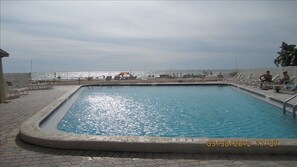 Outdoor pool, a heated pool - Top Floor with  Spectacular Direct Gulf View (Indian Shores)