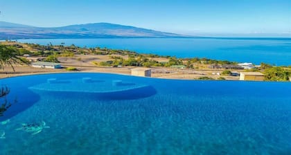 Hale Laule'a yksityisyys, allas, panoraamanäköala merelle