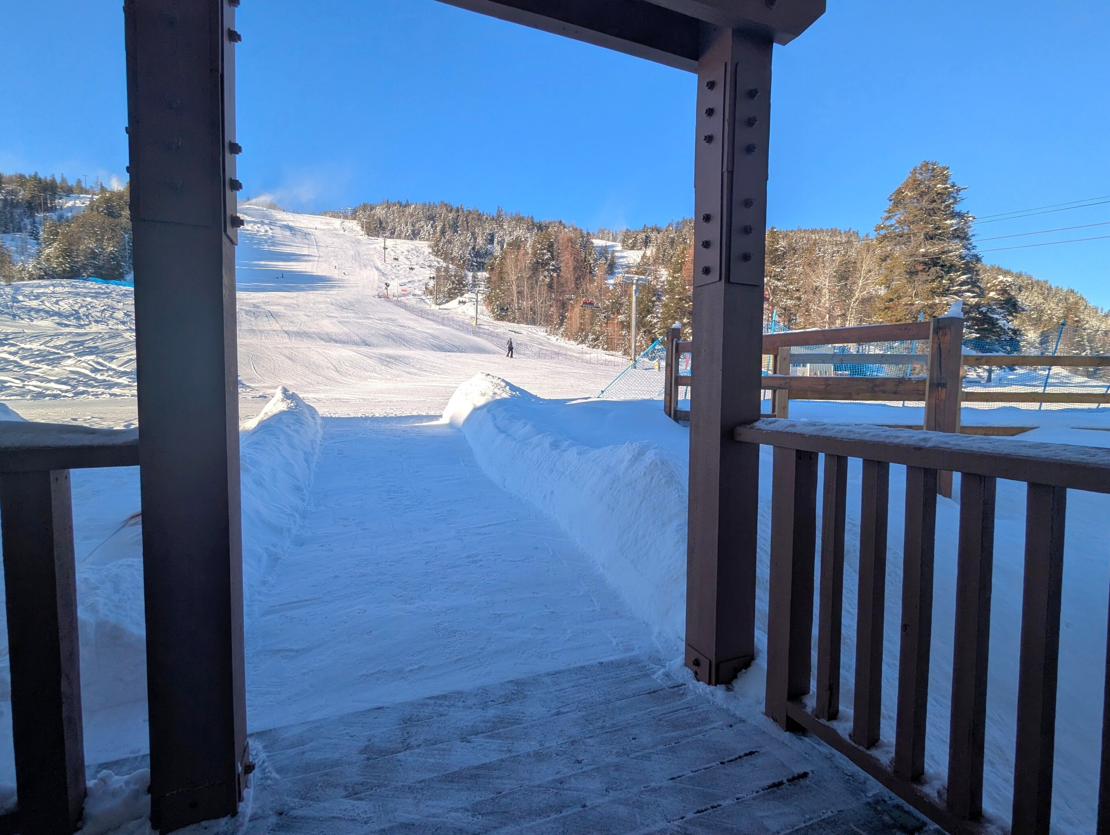 Ski Hill is just steps away from the back door!!