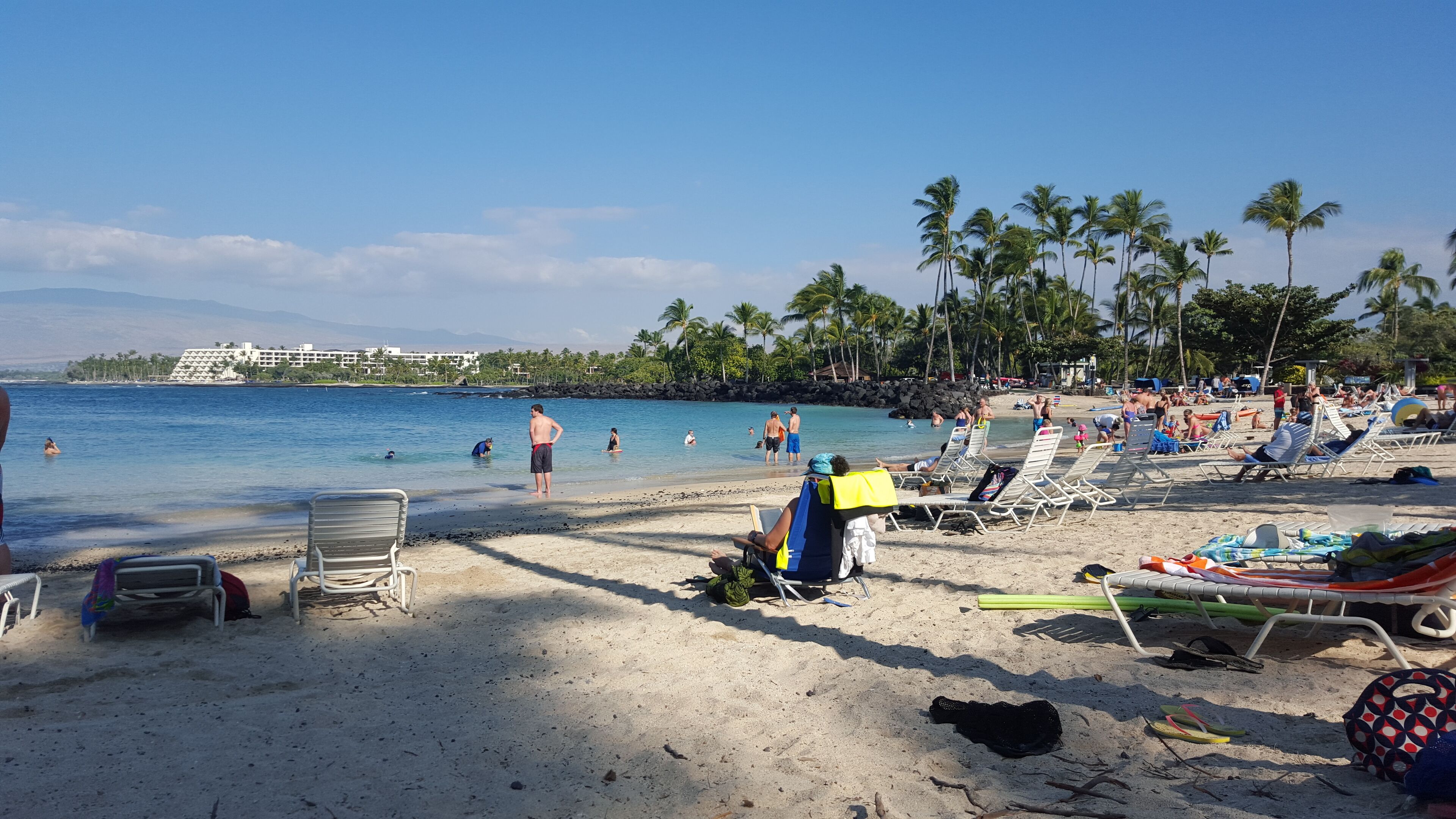 Mauna Lani beach area on the Kohala coast