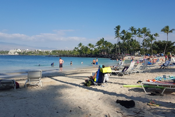 Mauna Lani beach area on the Kohala coast