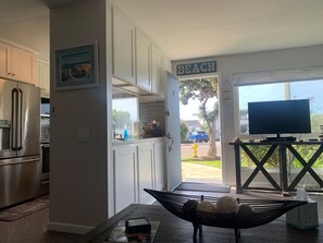 Fridge, microwave, oven, stovetop - Beautiful Condo Steps to the Beach! Ocean View!!!! First Floor Unit 1  (Carpinteria)