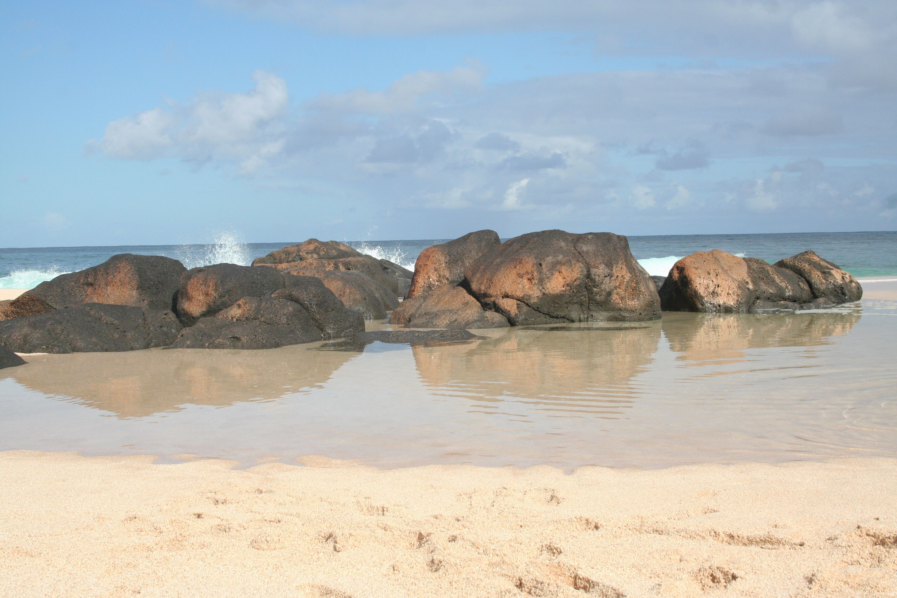 Sun-loungers, beach towels
