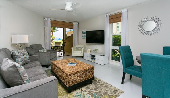 Smart-TV, Bücher, Musikbibliothek