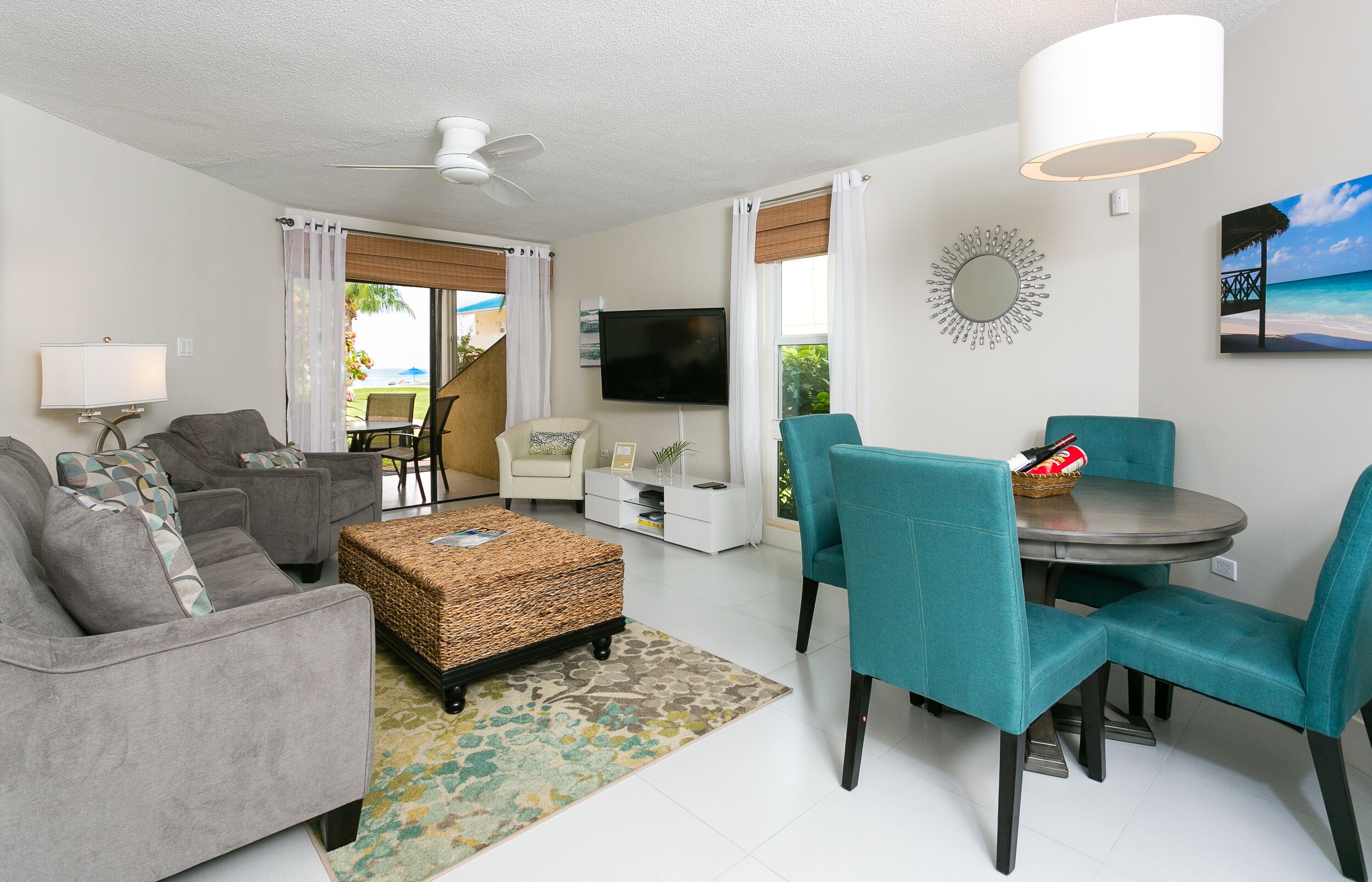 Smart TV, books, music library