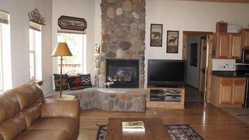 Televisor intel·ligent, llar de foc i reproductor de DVD