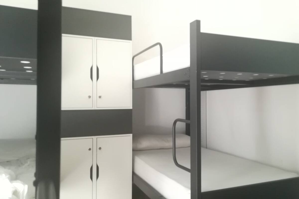 Basic Shared Dormitory (1 Bed) | 3 bedrooms, WiFi (free), bed sheets