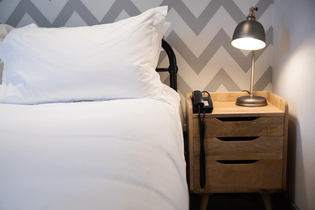 classic double room, 1 double bed | premium bedding, blackout curtains, iron/ironing board, free wifi