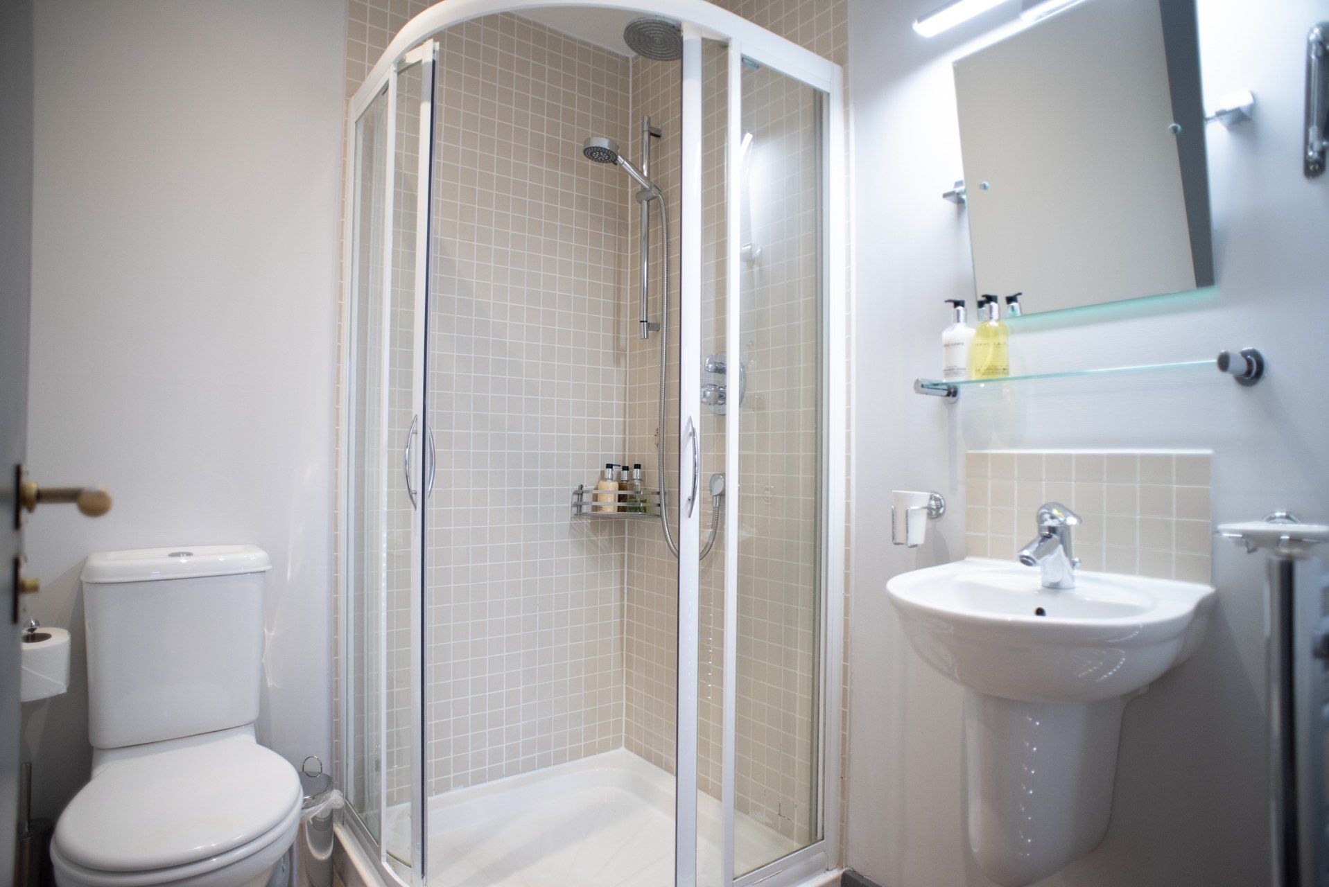 classic twin room, multiple beds | bathroom | shower, free toiletries, hair dryer, towels