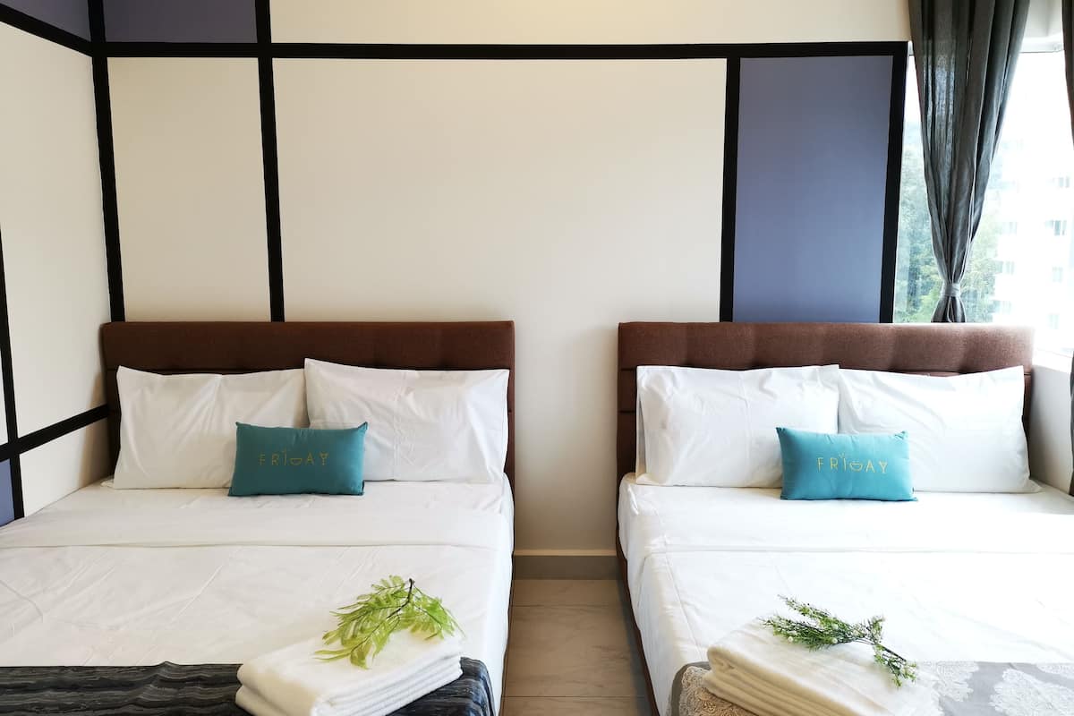 Standard Apartment, 3 Bedrooms | Desk, blackout drapes, iron/ironing board, bed sheets