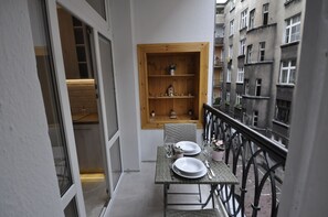 华丽公寓, 多张床, 无烟房, 城市景观 | 高档床上用品、熨斗/熨板、婴儿床、免费 WiFi