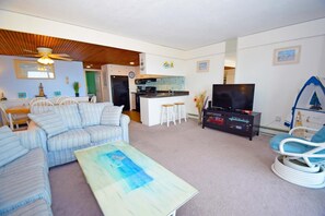 Condo, 1 Bedroom | Living area - Beachmark 3F - 1 Bedroom Condo by RedAwning (Ocean City)