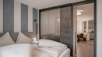 Familienapartment | Allergikerbettwaren, Zimmersafe, schallisolierte Zimmer