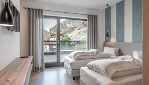 Literie hypoallergénique, coffres-forts dans les chambres