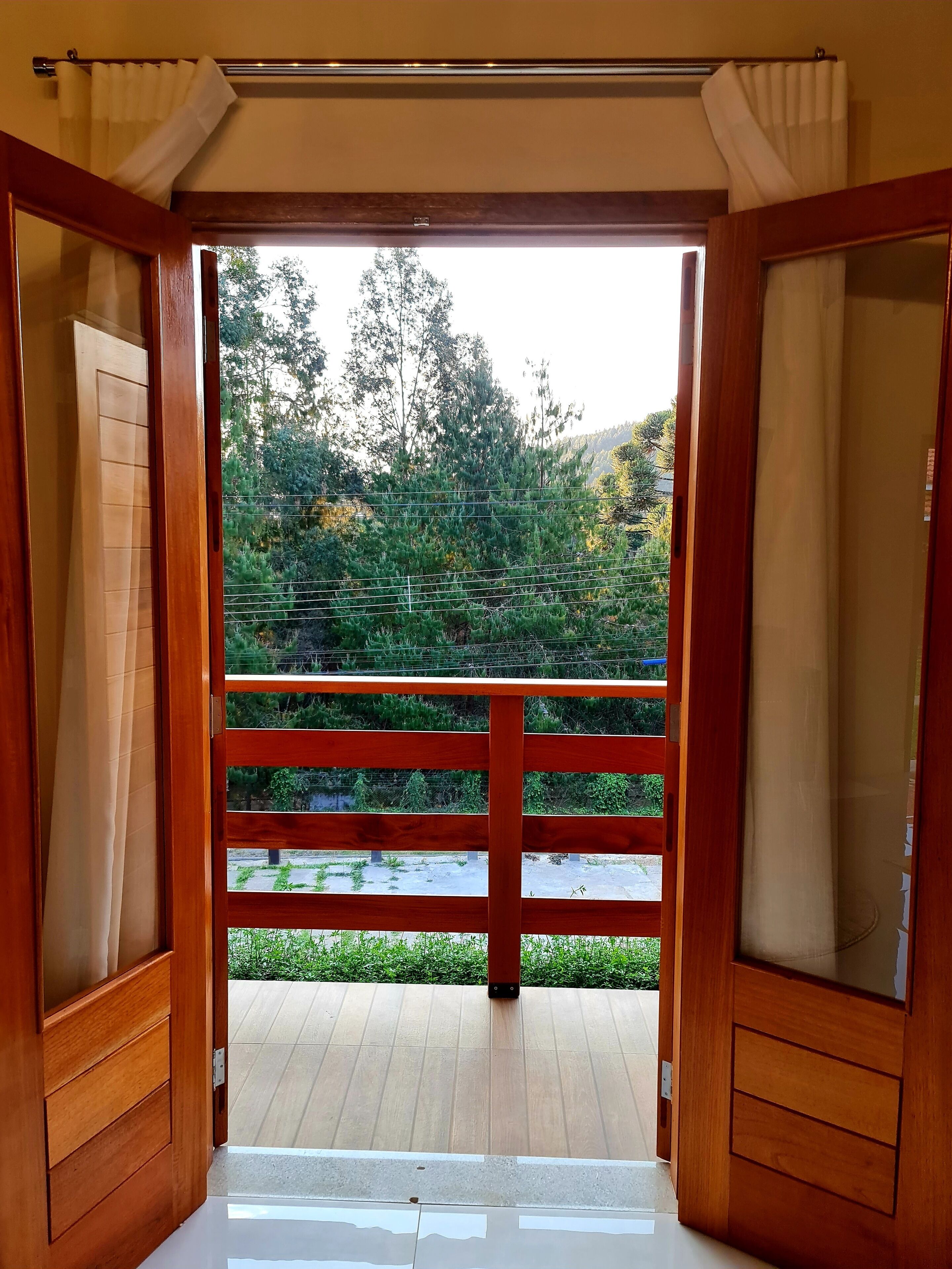 Chalé com Ofurô Deluxe. | Vista do quarto