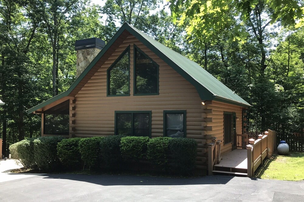 Get away from it all in this cozy cabin nestled in the woods.