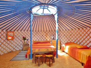 Yurt | 1 bedroom, individually decorated, individually furnished