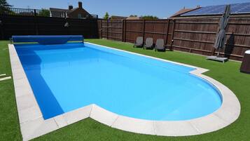 Basic Chalet, Private Bathroom, Pool View (The Pool House) | Outdoor pool