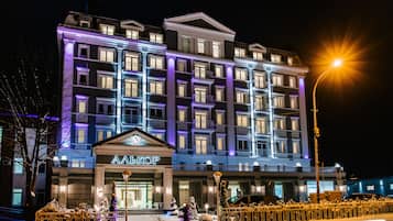 Front of property – evening/night