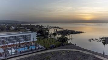 Blick von der Unterkunft