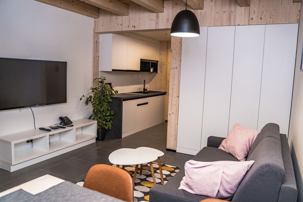 Suite, 1 Schlafzimmer | Wohnbereich