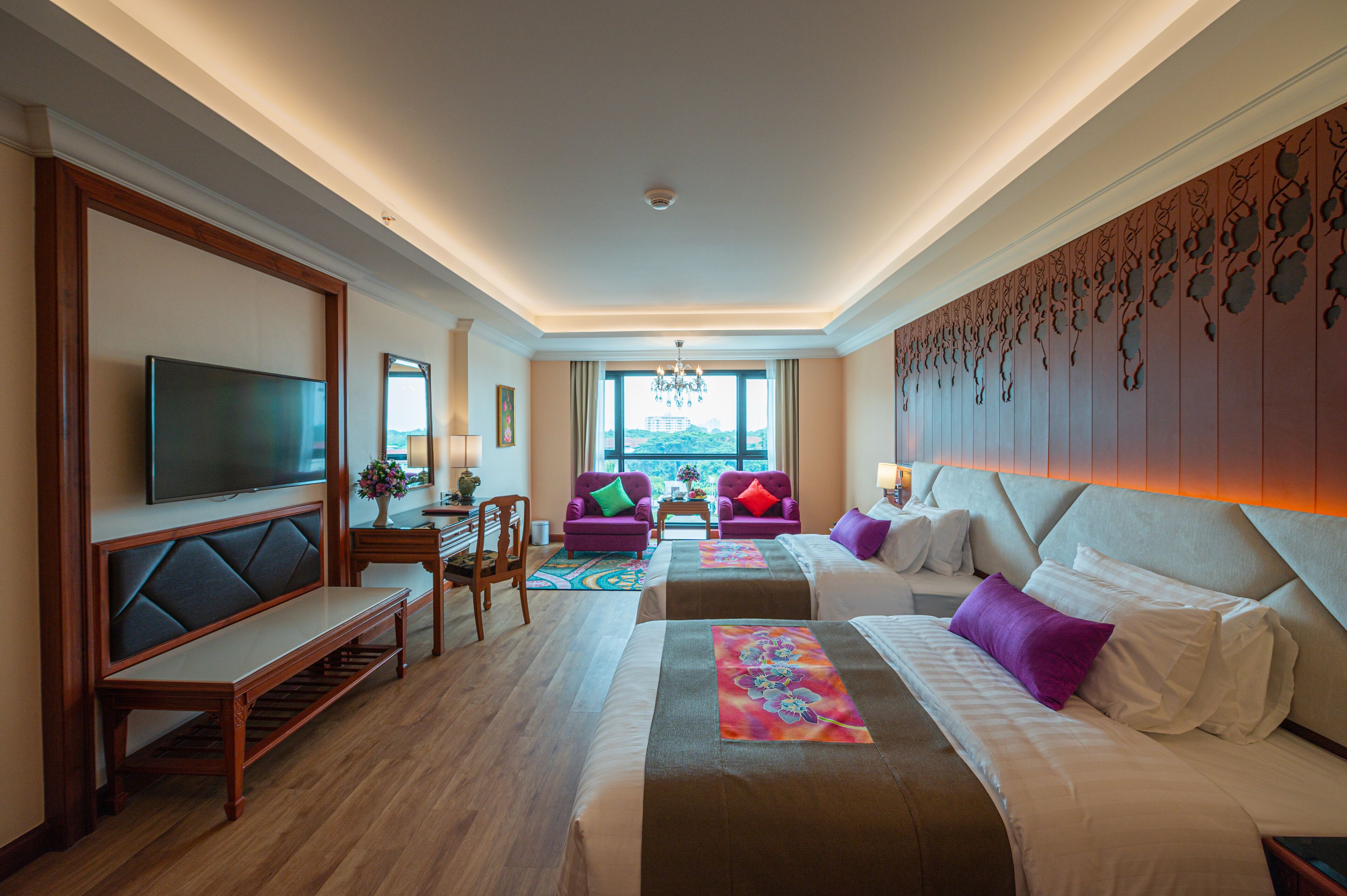 Premier Deluxe Room | Minibar, coffres-forts dans les chambres, décoration personnalisée