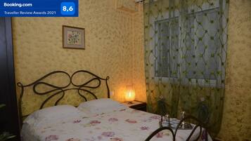 2 bedrooms, iron/ironing board, travel crib, WiFi