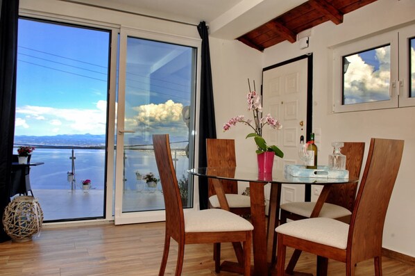 Studio, Sea View (Ilektra) | In-room dining - Kalamata Suites (Kalamata)