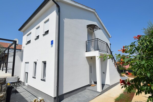Fassade der Unterkunft