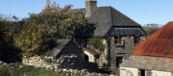 Secluded farmhouse – high on Dartmoor, with private access to the River Dart