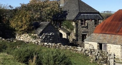 Secluded farmhouse – high on Dartmoor, with private access to the River Dart