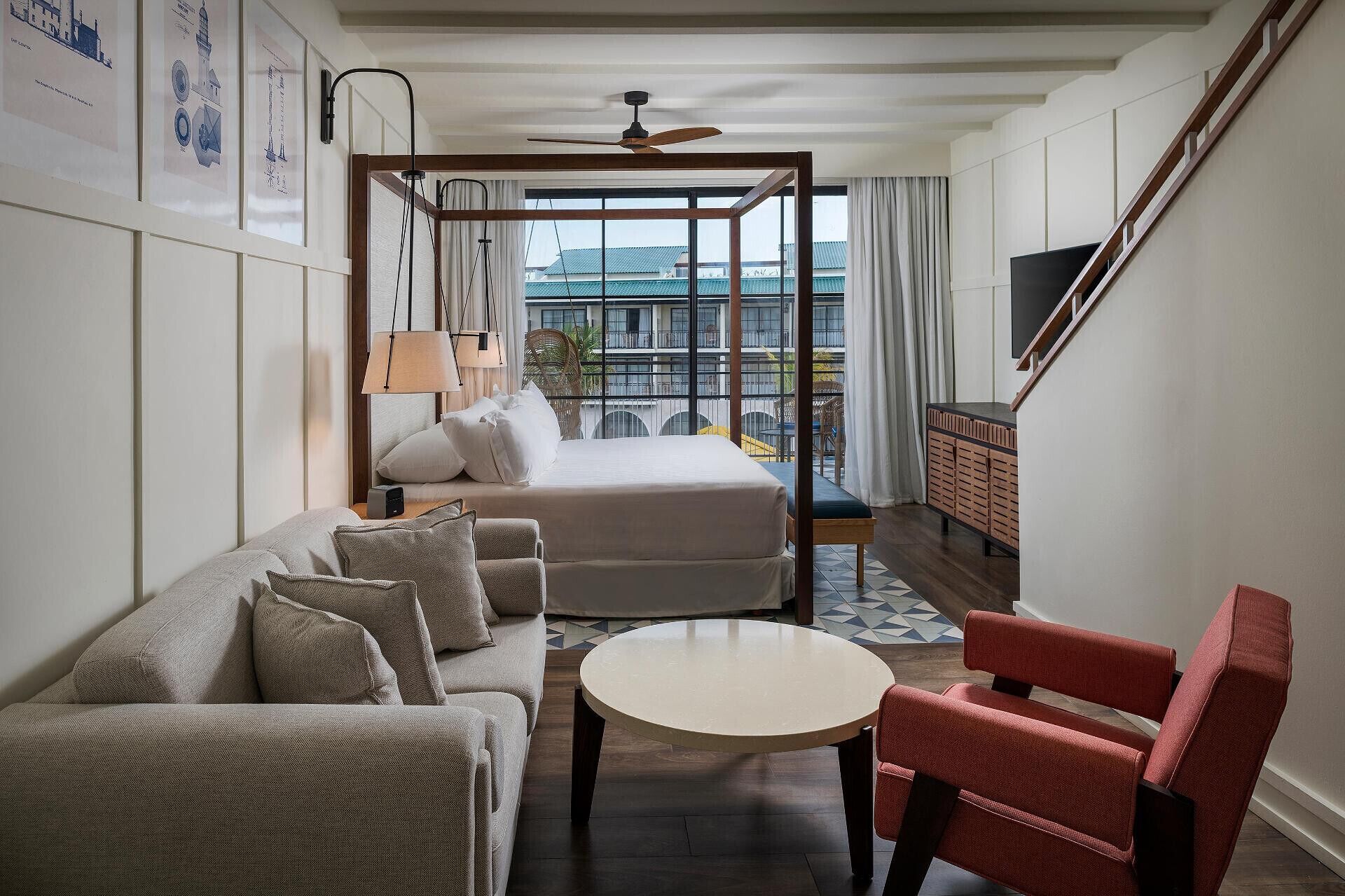 Free minibar, in-room safe, desk, iron/ironing board