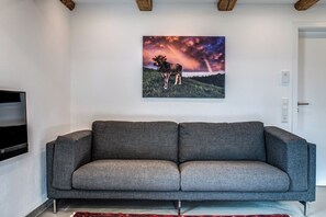 Télévision, cheminée