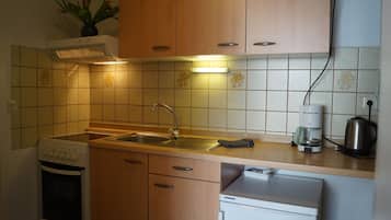 Apartamento, 2 quartos (Scheune unten) | Cozinha privada | Cooktop