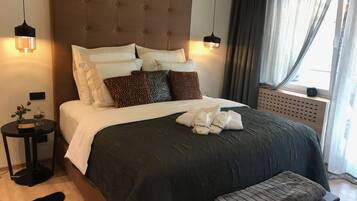 1 slaapkamer, een strijkplank/strijkijzer, internet, beddengoed