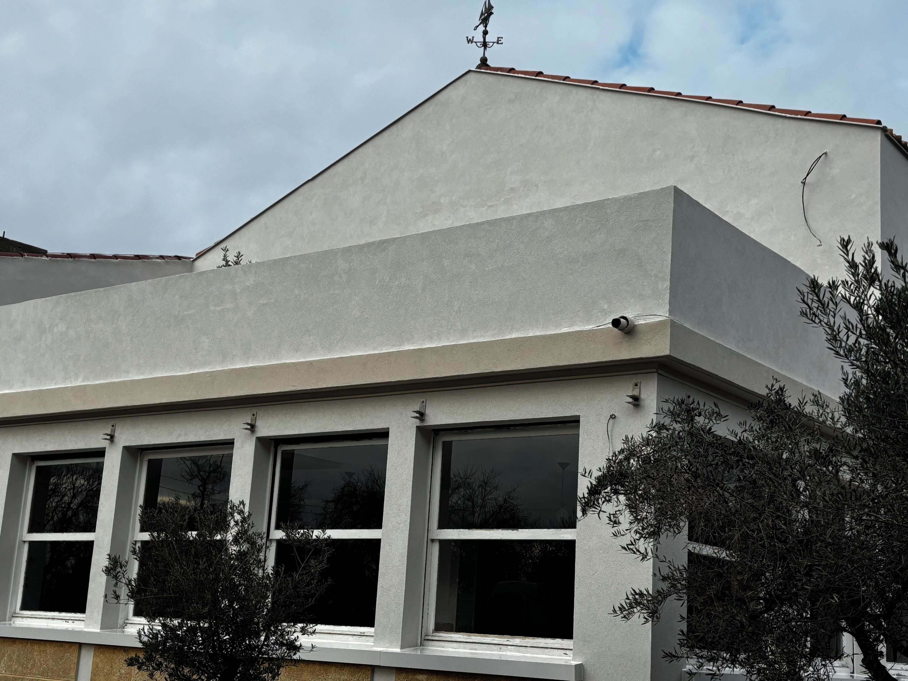 Façade de l’hébergement