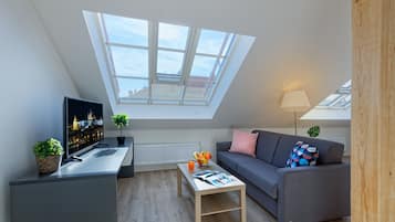 Exclusive Penthouse, 1 Bedroom, Terrace, City View | View from room