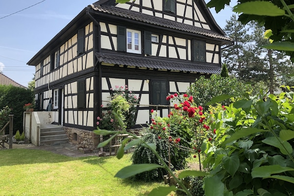 Authentique maison à colombages dans la famille depuis 1793 !