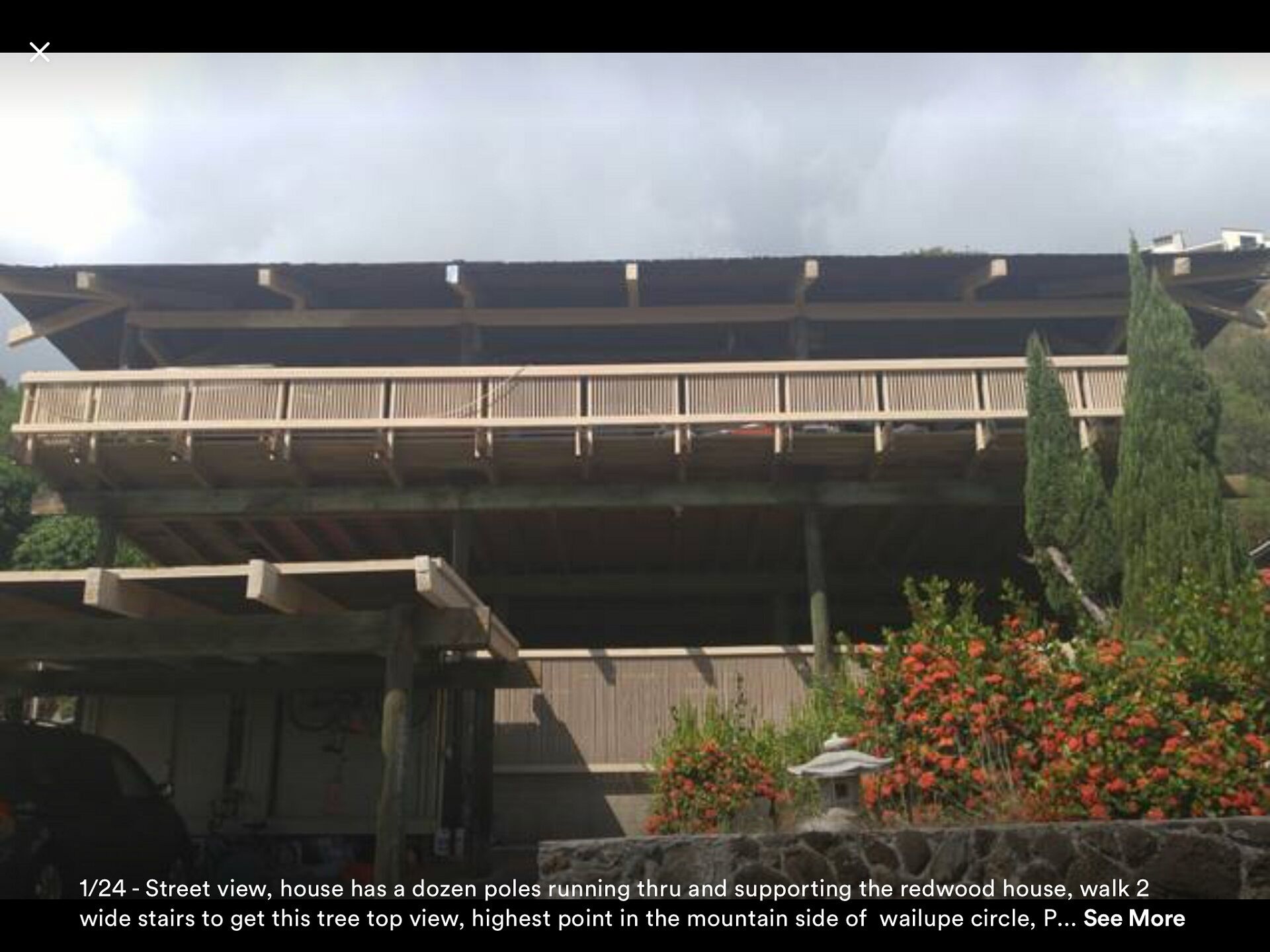 Live Local Redwood Pole house panaramic Ocean views  quiet convienent nbrhood