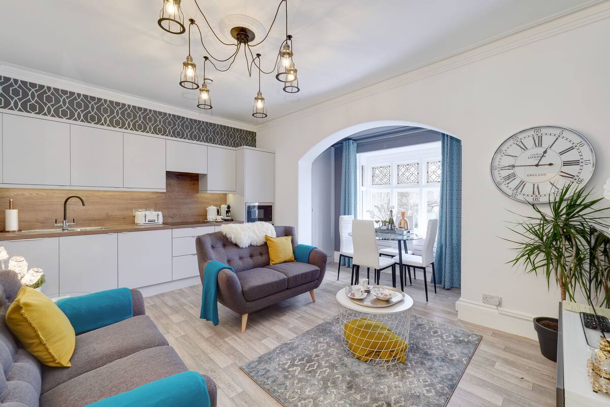 Deluxe appartement | Woonruimte | Flatscreentelevisie