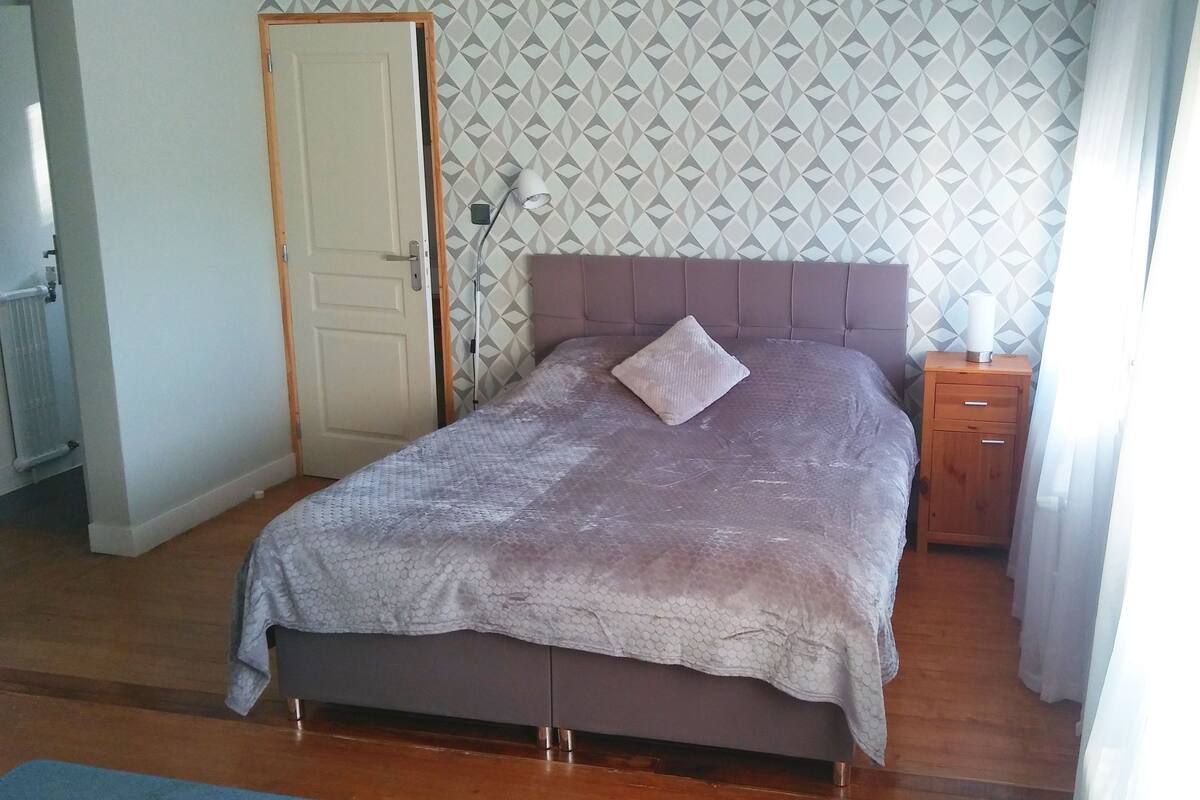 Quarto casal design (Terrace) | Roupas de cama premium, camas com colchões pillow-top